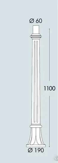 Фонарный столб Fumagalli AloeR 000.163.000.A0