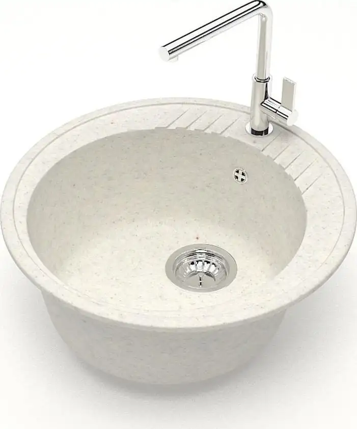 Кухонная мойка MARRBAXX Карельский камень модель 6/Q7 (хлопок) - фото товара