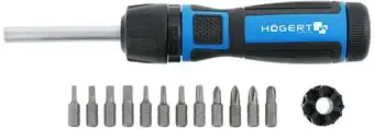 Набор бит Hogert Technik HT1S215 (13 предметов)