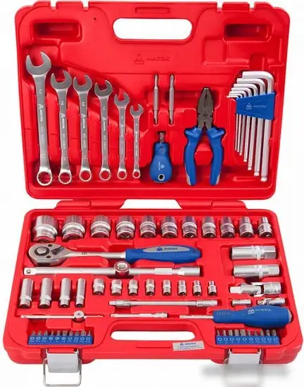Универсальный набор инструментов Мастак 0-072C (72 предмета) – фото товара