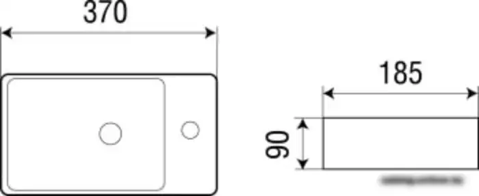 Умывальник WeltWasser Aisbach 5092R - фото товара