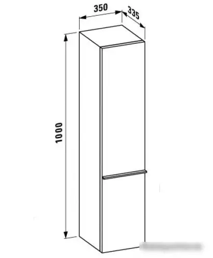 Laufen Шкаф-пенал Pro 4831120954231 – фото товара