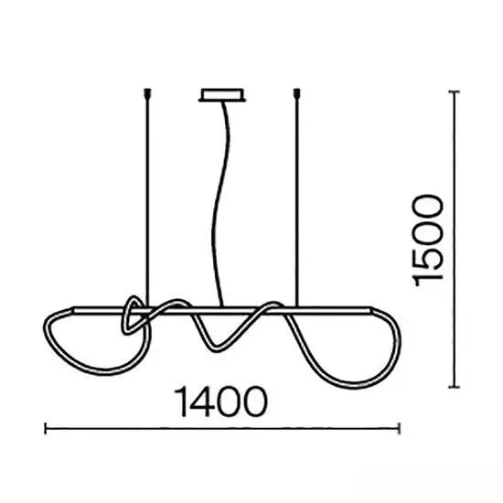 Подвесная люстра Maytoni Tau MOD166PL-L30G3K – фото товара