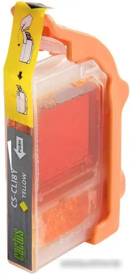 Картридж CACTUS CS-CLI8Y (аналог Canon CLI-8 Yellow) – фото товара