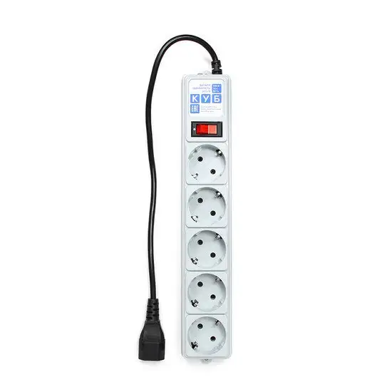 Сетевой фильтр Power Cube Куб SPG-B-Ext 5 розеток, 0.5 м [SPG-B-0,5МExt] – фото товара