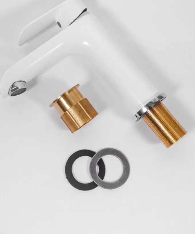 Смеситель Hansberge H1033 (белый хром) - фото товара