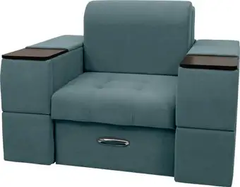 Кресло-кровать Сириус Лидер-13 ППУ 135x110 (Eva 20 велюр зеленый) – изображение в каталоге