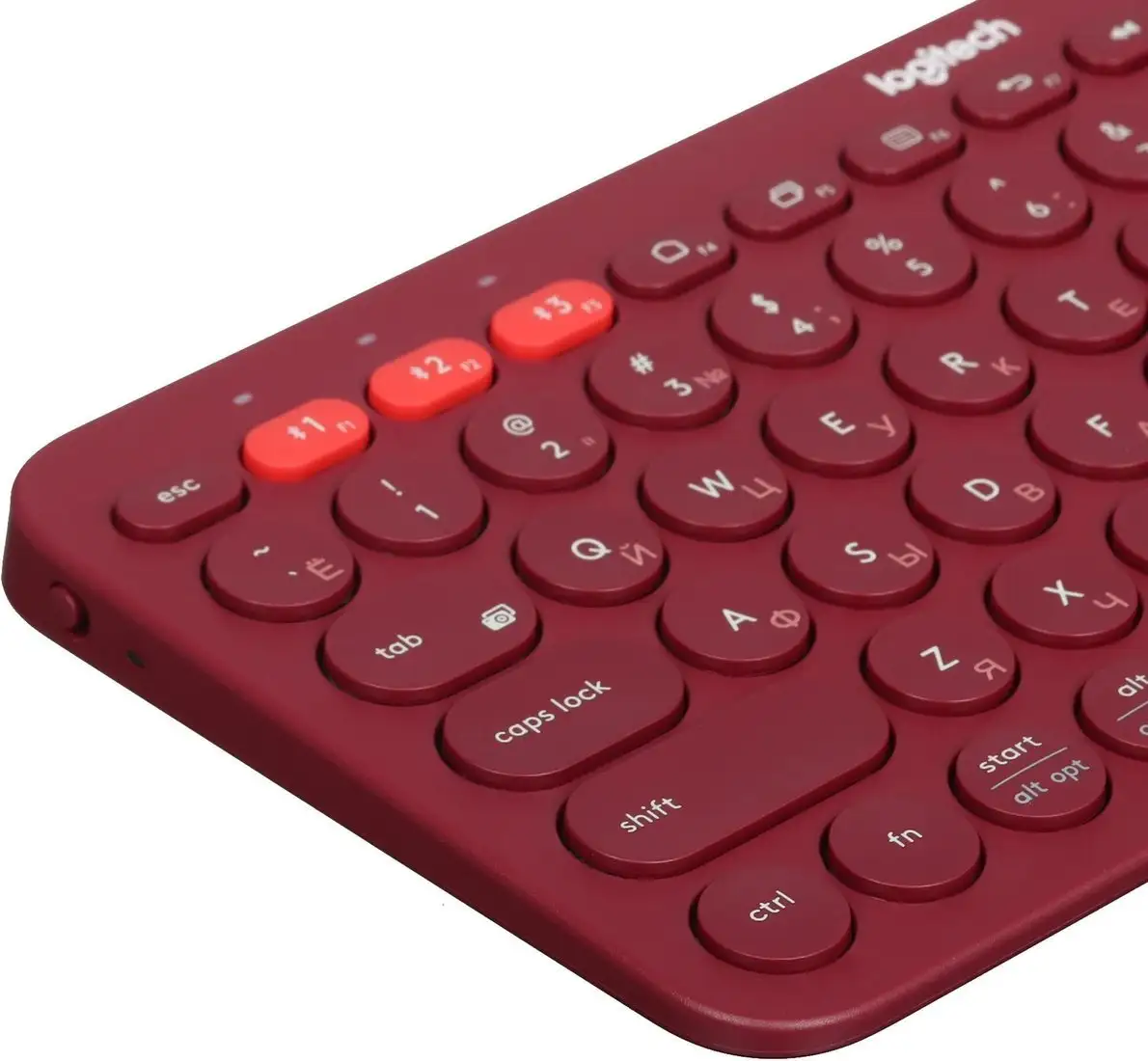 Клавиатура Logitech Multi-Device K380 Bluetooth 920-007655 (красный) – фото товара