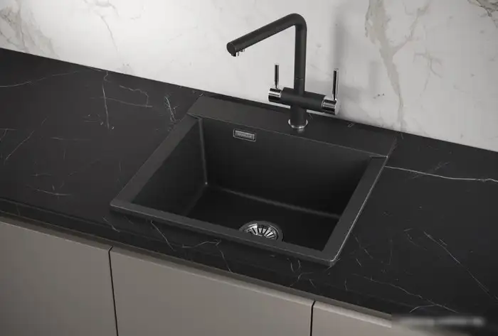 Кухонная мойка Granula ES-5201 (черный) - фото товара