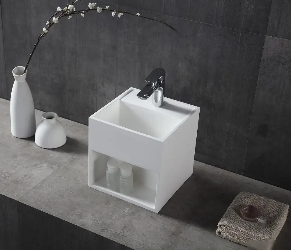 Abber Тумба с умывальником Stein AS2639 (подвесной, белый) – фото товара