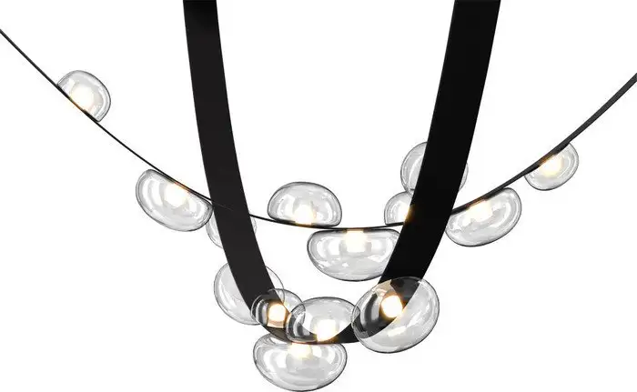 Подвесная люстра Crystal Lux BOSQUE SP7 L3000 BLACK – фото товара