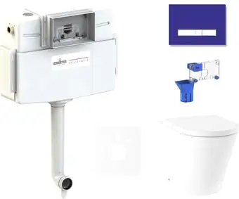 Унитаз Lavinia Boho Relfix Biore 5 в 1 87551037 (фиолетовый стекло) - изображение в каталоге