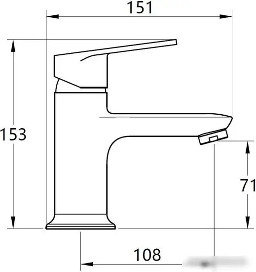 Смеситель Voda Drop DP26M - фото товара