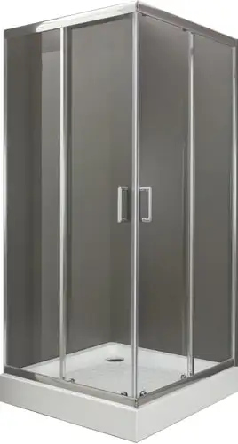 Душевой уголок BelBagno UNO-195-A-2-80-C-Cr (прозрачное стекло)