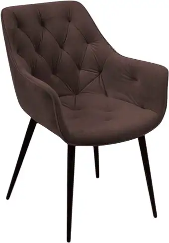 Стул с подлокотниками Ваш день Archi Barkhat 14 (графит) – изображение в каталоге