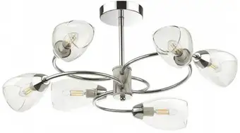 Люстра средней высоты Lumion Comfi 5207/6C – изображение в каталоге