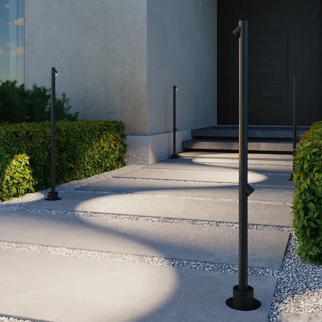 Городской фонарь Elektrostandard Rone 35175/F 3000K (черный)