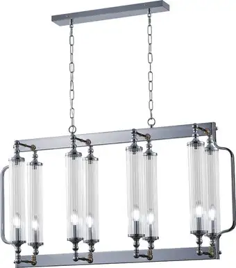 Подвесная люстра Crystal Lux TOMAS SP8 L1000 CHROME – изображение в каталоге