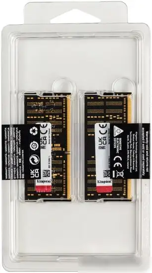 Оперативная память Kingston FURY Impact 2x32GB DDR4 SODIMM PC4-25600 KF432S20IBK2/64 – фото товара