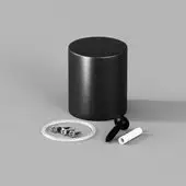 Заглушка для гибкого неона Maytoni Nemo D25 черный 20317 – изображение в каталоге