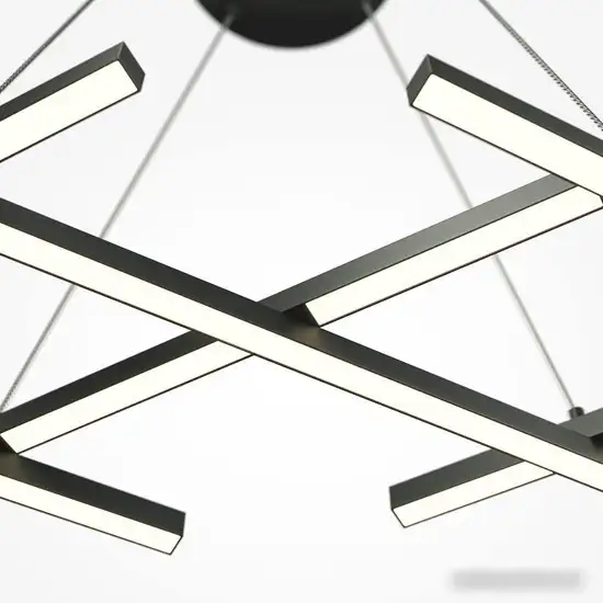 Подвесная люстра Maytoni Halo MOD244PL-L50BK – фото товара