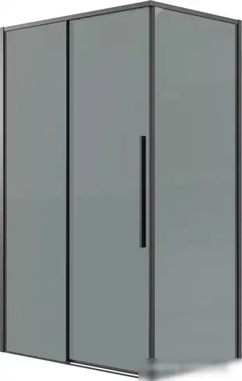 Душевой уголок Grossman Galaxy 130x70x195 120.K33.01.1370.21.10 (черный матовый/тонированное стекло)