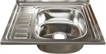 Кухонная мойка Mixline 538195 (правая, полированная, 0.8 мм)