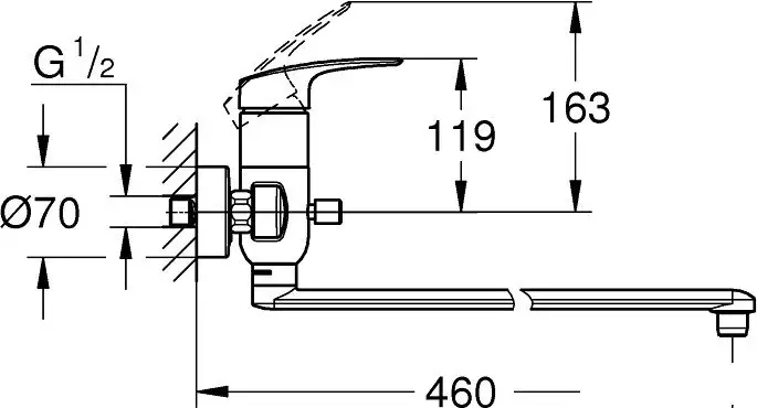 Смеситель Grohe Eurosmart 23992003 - фото товара