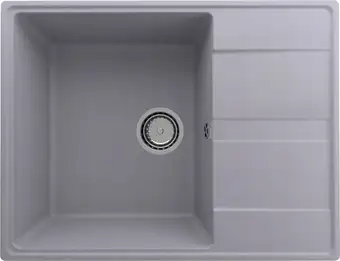 Кухонная мойка Ulgran Quartz Prima 650-05 (бетон) - изображение в каталоге