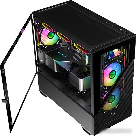 Корпус 1stPlayer DK D7 D7-BK-3F1 – фото товара