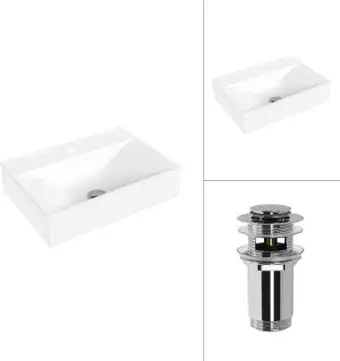 Умывальник Lauter 21887B + клапан 21190CH - изображение в каталоге