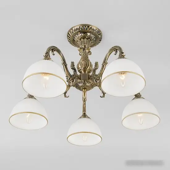 Люстра средней высоты Евросвет Caldera 60106/5 античная бронза – фото товара