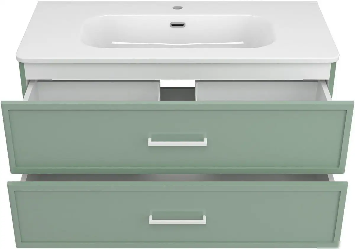 Brevita Тумба с умывальником Verde 100 Ver-09100-0102Я+B-OND100-01 – фото товара