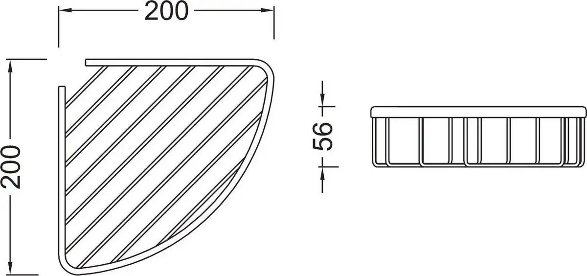 Aquatek Полка AQ4906BG (золото) – фото товара