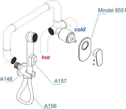 Комплект смесителей Wasserkraft A85056 - фото товара