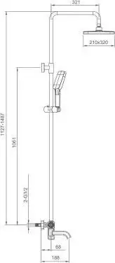 Душевая система Gappo G2418-23 - фото товара