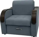 Кресло Сириус Лидер-1 ППУ 105x110 (Eva 10 велюр серый) – изображение в каталоге