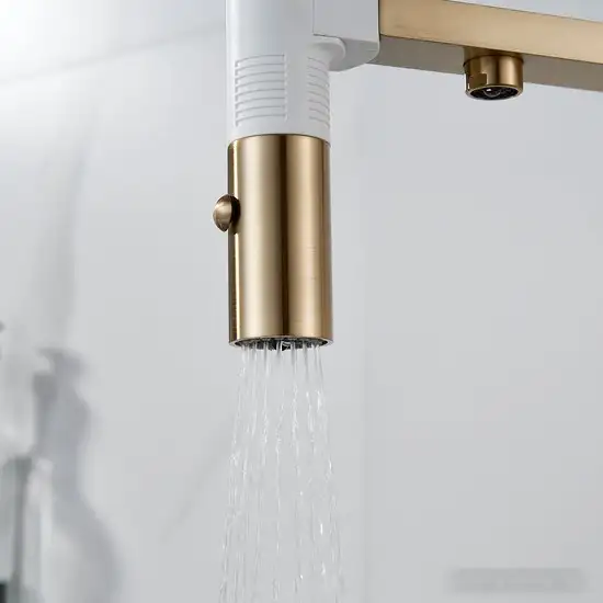 Смеситель Rose R958E (золотой сатин) - фото товара