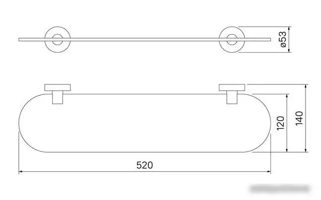 IDDIS Полка Sena – фото товара