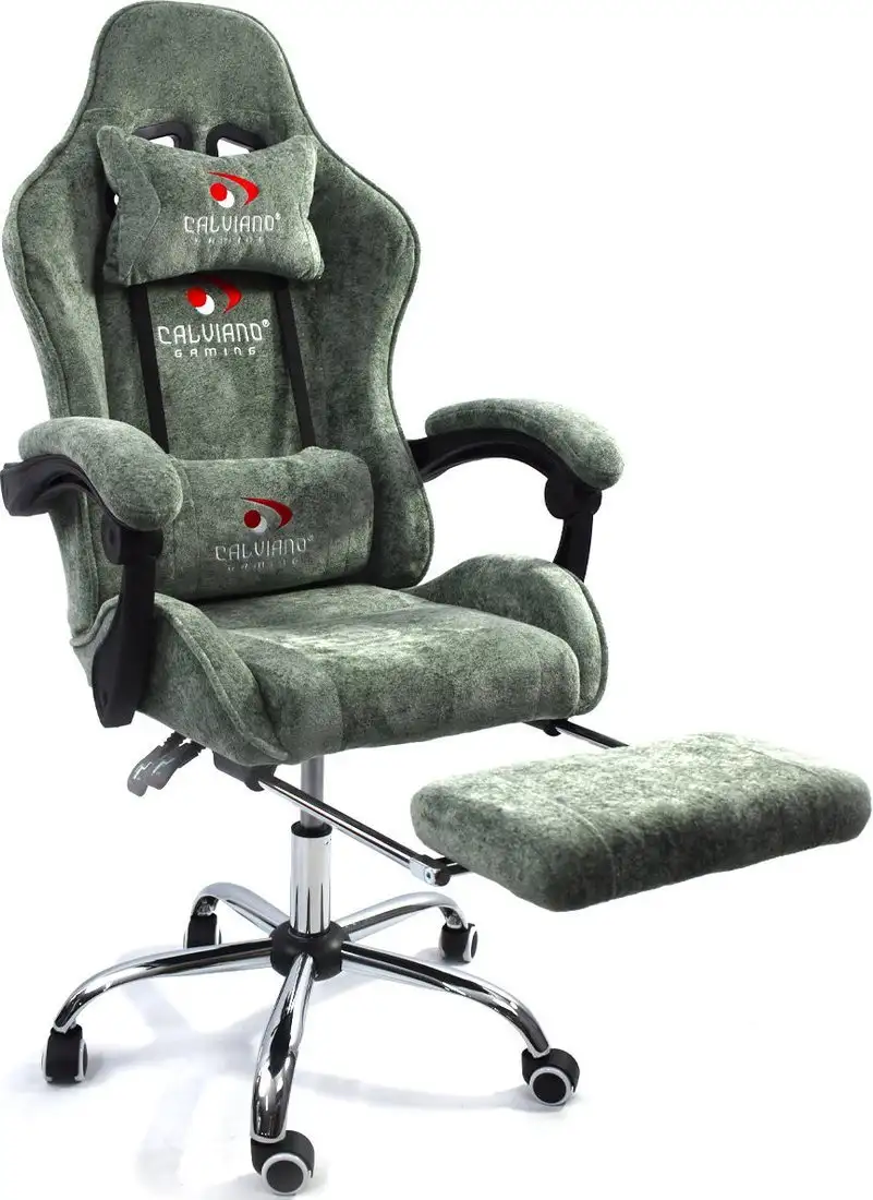 Игровое (геймерское) кресло Calviano Avanti Ultimato (green fabric) – фото товара