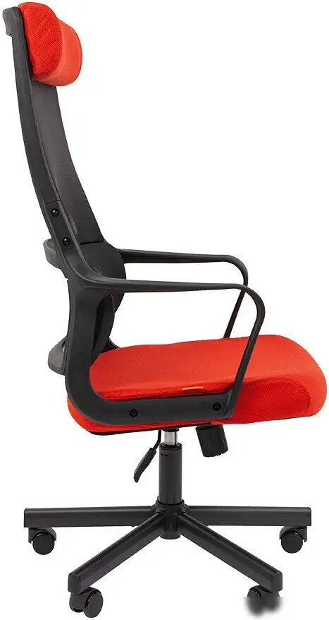 Офисное кресло CHAIRMAN 590 (черный/красный) – фото товара