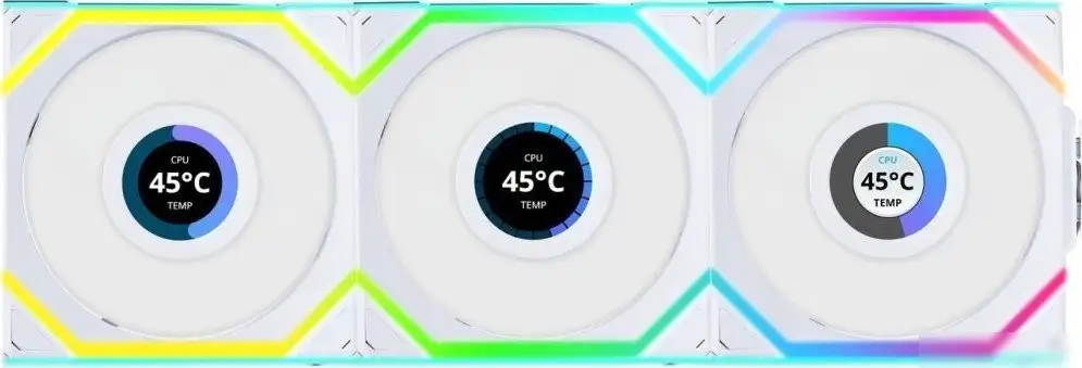 Комплект вентиляторов для корпуса с контроллером Lian Li Uni Fan SL 120 Wireless LCD G99.12SLLCD1W3W.R0 – фото товара