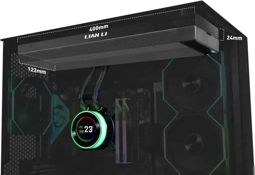 Система жидкостного охлаждения для процессора Lian Li Hydroshift II LCD-C 360N GHS2LCD36B G89.GHS2LCD36B.R0 – фото товара