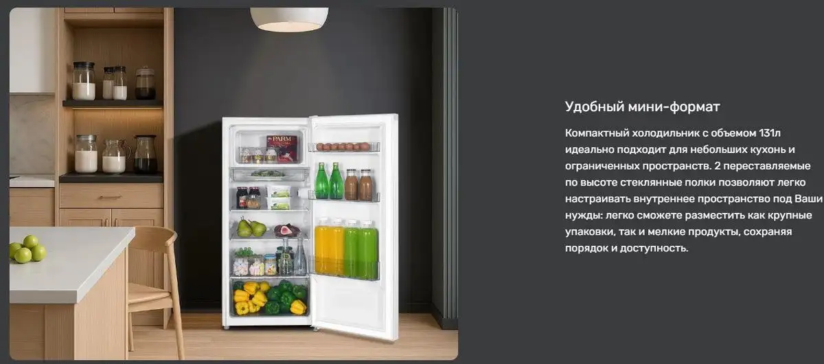 Однокамерный холодильник TECHNO DF1-20N - фото товара