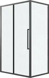 Душевой уголок Grossman Cosmo 130x80x195 120.K33.02.1380.21.02 (черный матовый/стекло шиншилла) - изображение в каталоге