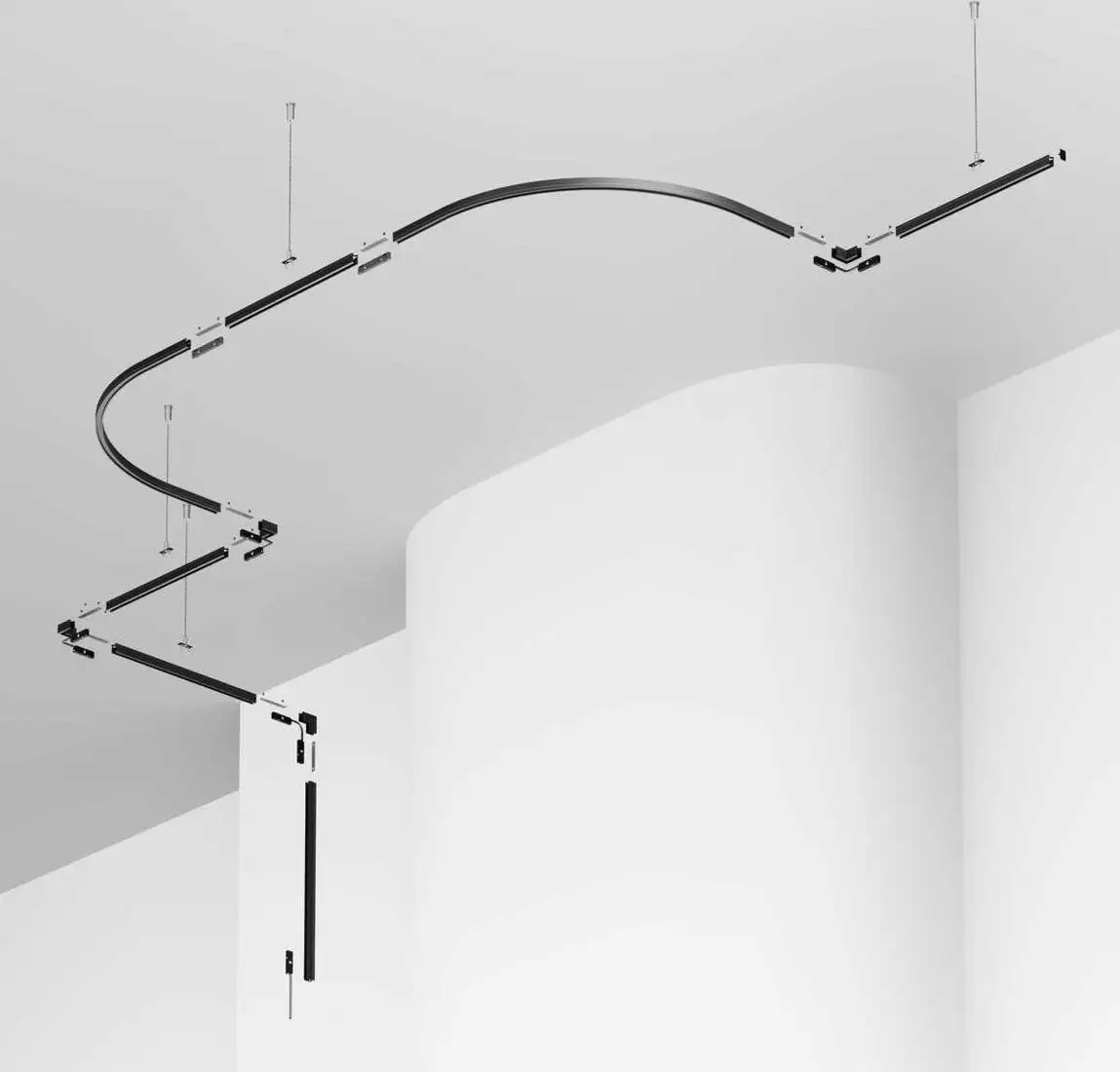 Шинопровод Maytoni Technical Busbar trunkings Levity TRX184-111B – фото товара