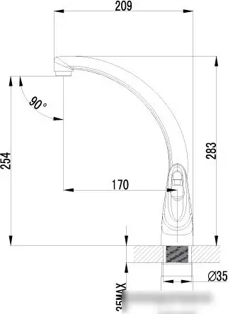 Смеситель Lemark Luna LM4155C - фото товара