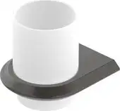 Стакан для зубной щетки и пасты Cezares LINER-TUMS-GM (оружейная сталь) – изображение в каталоге