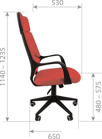 Кресло CHAIRMAN 525 (черный) – фото товара