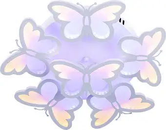 Припотолочная люстра Escada Butterfly 10205/5 LED*80W White – изображение в каталоге